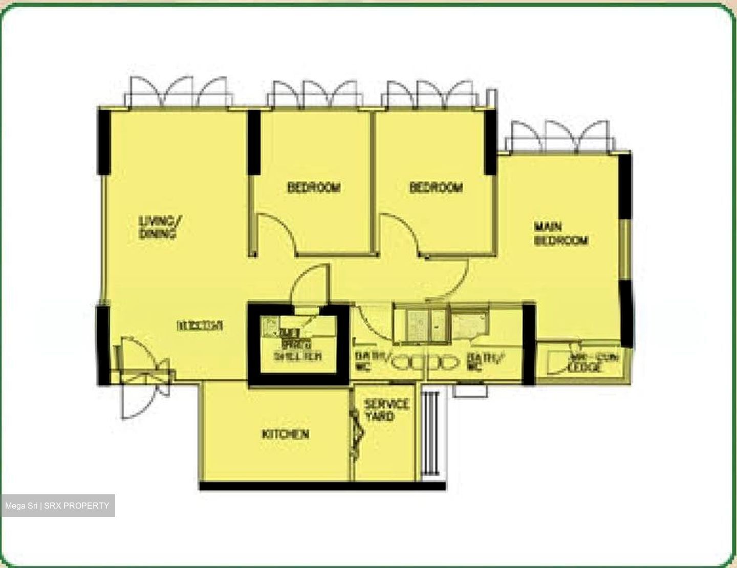 Blk 890A Tampines Greenterrace (Tampines), HDB 4 Rooms #566604801